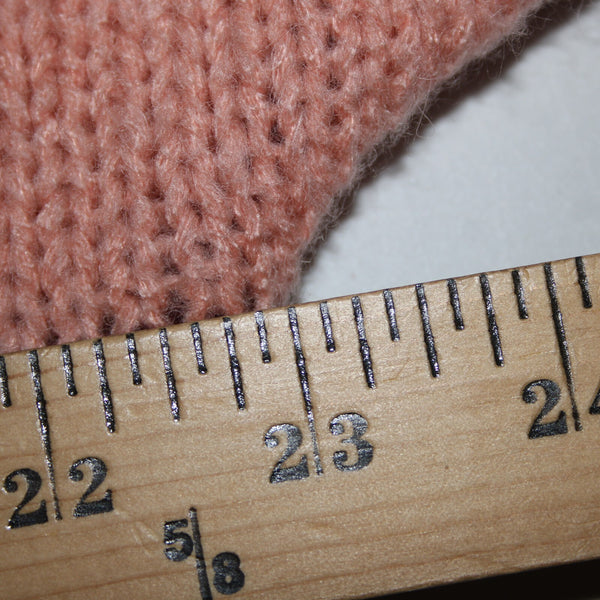 Petal Pup Sz S Camel Burgundy Striped Multicolor  Acrylic Wool Knit Wrap Sweater