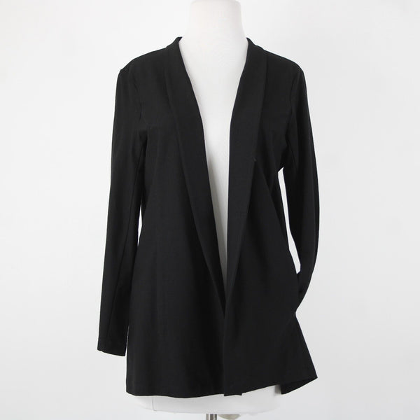 Eileen Fisher NEW $288 Petite Sz PM Black Collared Pockets Viscose Nylon Jacket