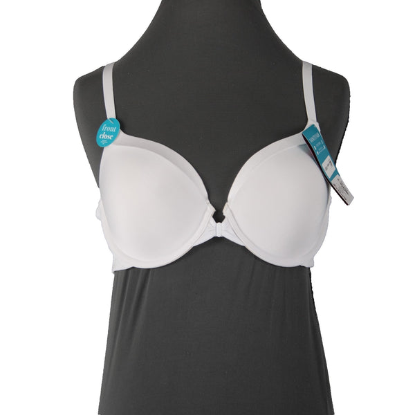 Vanity Fair Bra NEW $44 Sz 38B Natural White Front Close Lightly Padded Wired