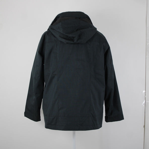 Columbia NEW $270 Sleet To Street Sz 2x Drk Grey Black 100% Poly Nylon Jacket