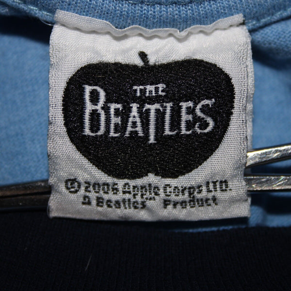 The Beatles Sz No Size Light Blue Glitter The Beatles No Fabric Label Tee Shirt