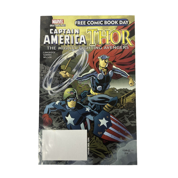 Marvel Comic Book Captain America Thor Comic Book
