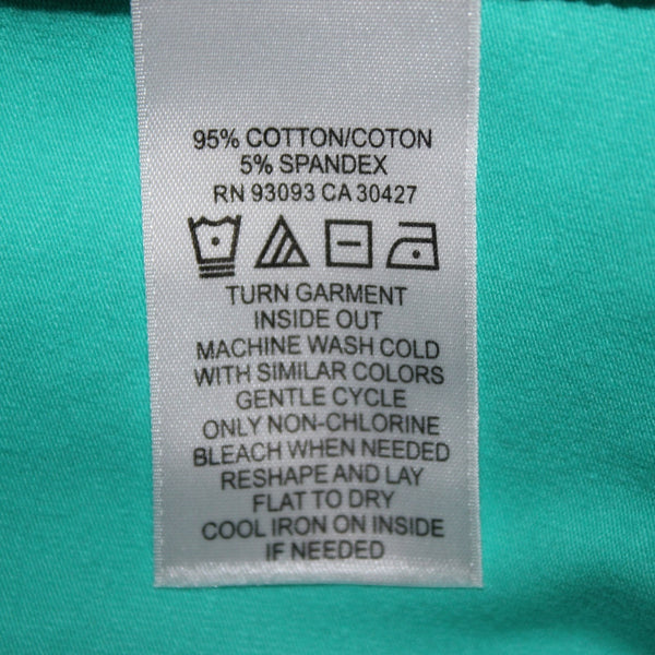 Nic Zoe Top NEW $58 Sz 1X Aquarium Blue Sleeveless Cotton Spandex Tank Top