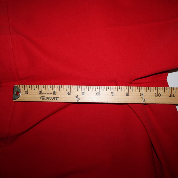 Talbots Chatham Sz 10 x 29 Red Side Zip Straight Leg Cotton Rayon Spandex Pant