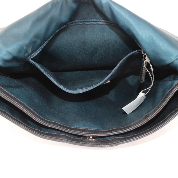Coach Purse 12 x 9 x 4 Black Silver Glitter Faux Snake Mad Glit Shoulder Purse