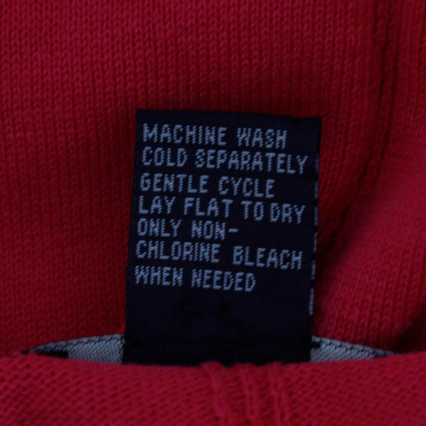Fairway Outfitters Sz L Hot Pink Navy logo V Neck 100% Cotton Vest