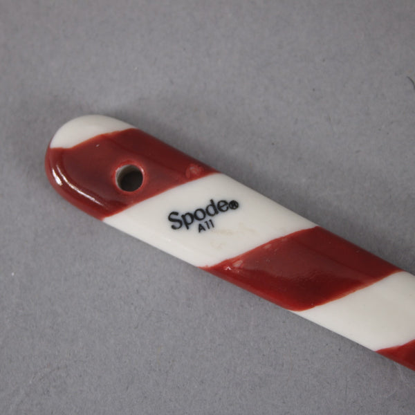 Spode Mugs Christmas Tree Peppermint Stick Spoons 4" Mugs