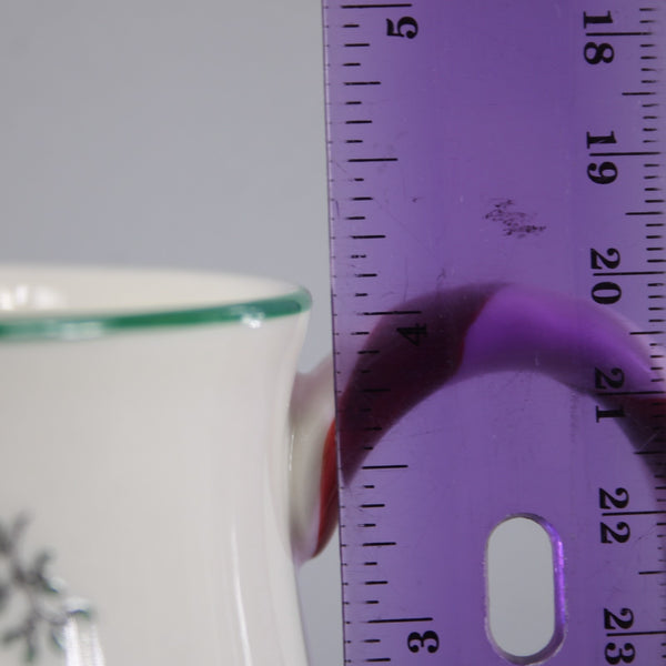 Spode Mugs Christmas Tree Peppermint Stick Spoons 4" Mugs