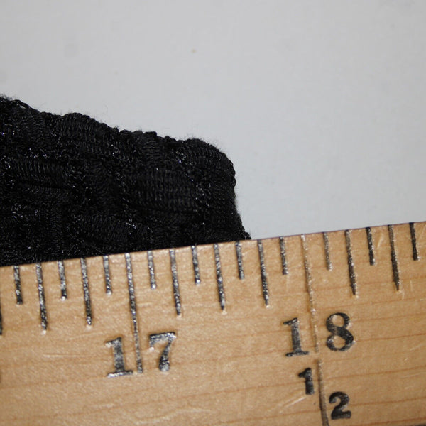 Alamour NEW Sz L Black Textured Sleeveless Crop Lined 100% Polyester 2Pc Dress