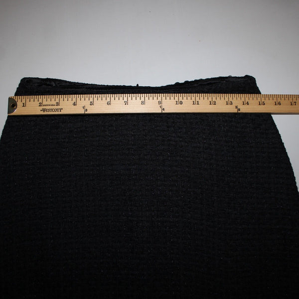 Alamour NEW Sz L Black Textured Sleeveless Crop Lined 100% Polyester 2Pc Dress