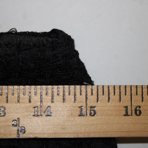 Alamour NEW Sz L Black Textured Sleeveless Crop Lined 100% Polyester 2Pc Dress