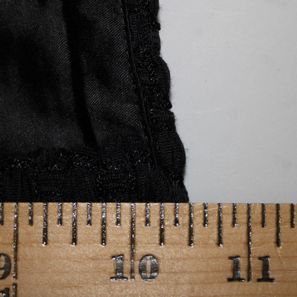 Alamour NEW Sz L Black Textured Sleeveless Crop Lined 100% Polyester 2Pc Dress