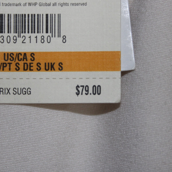 Anne Klein Pant NEW $79 Sz S x 31.5  White Straight Leg Mid Rise Viscose Nylon