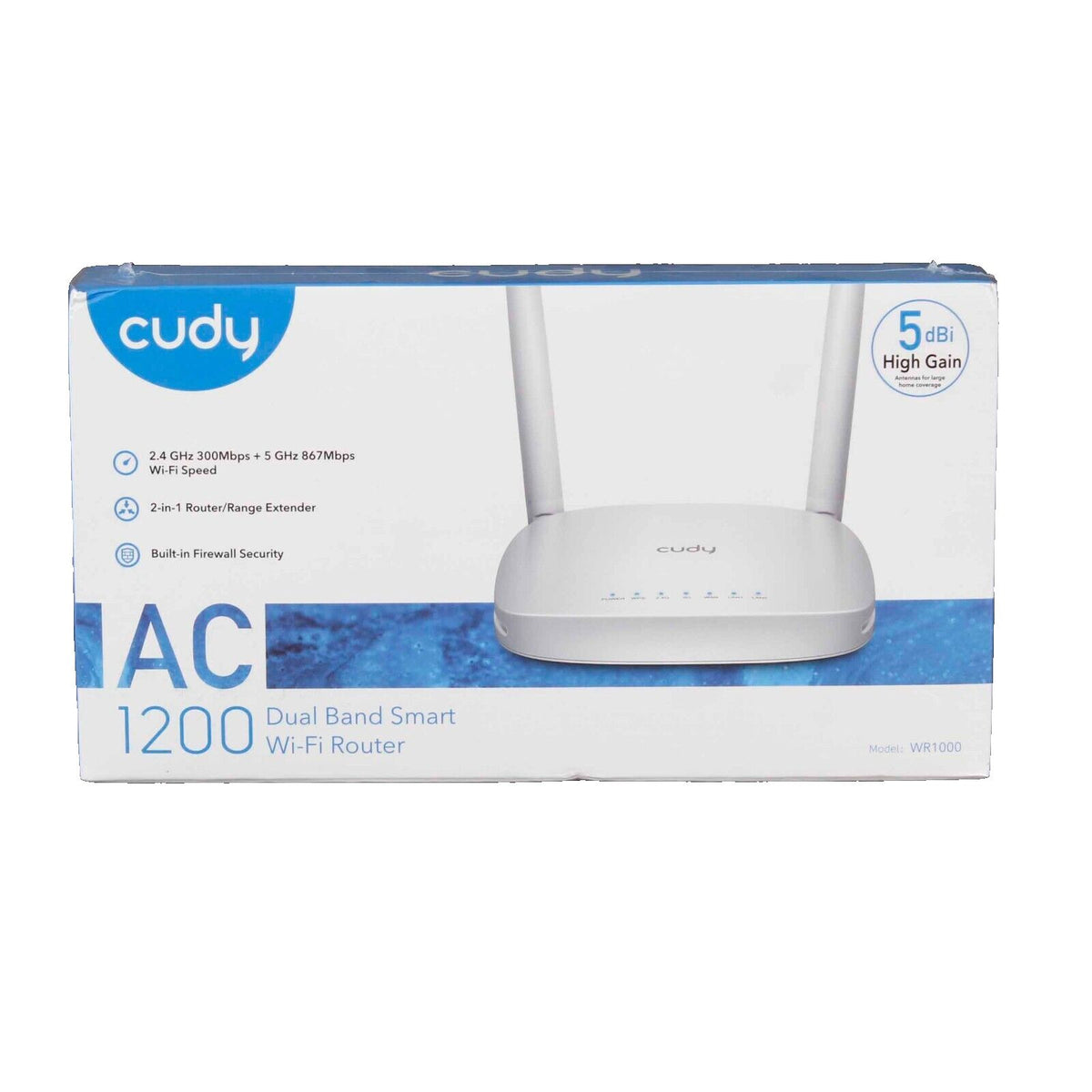 Cudy NEW WR1000 AC1200 Dual Band Smart Wifi Router – Repeatperformer