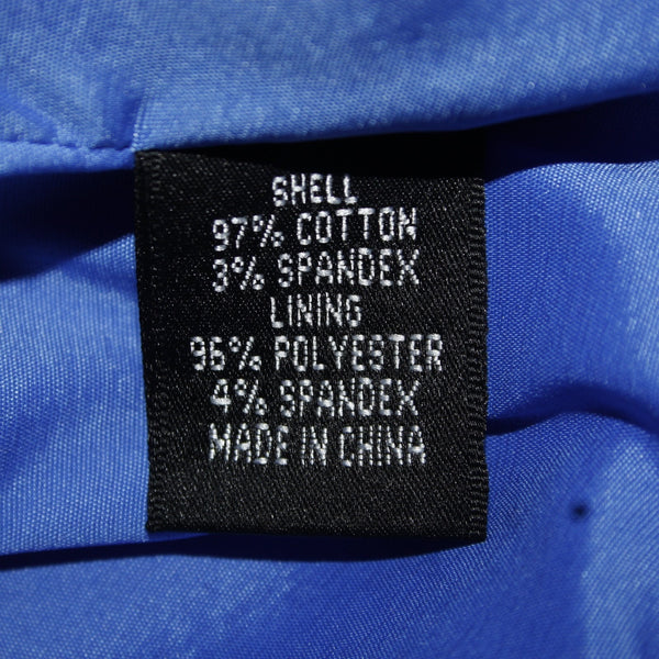 Adrianna Papell Dress Sz 8 Blue Red Multi Color Floral V Neck Cotton Spandex