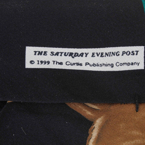 The Saturday Evening Post 59" x 4" 100% Silk 1999 Christmas Men's Neck Tie