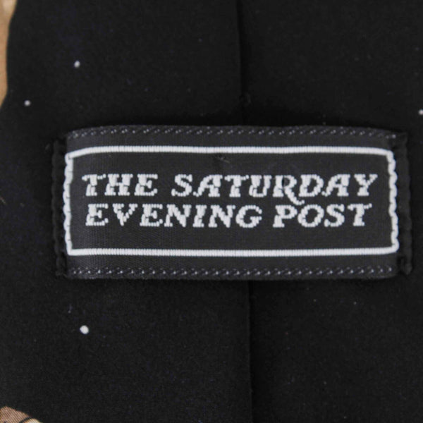 The Saturday Evening Post 59" x 4" 100% Silk 1999 Christmas Men's Neck Tie