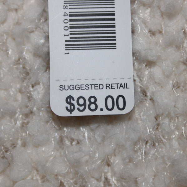Joseph A NEW $98 Sz 3X Ivory Draped Collar Unlined 100% Polyester Wrap Sweater