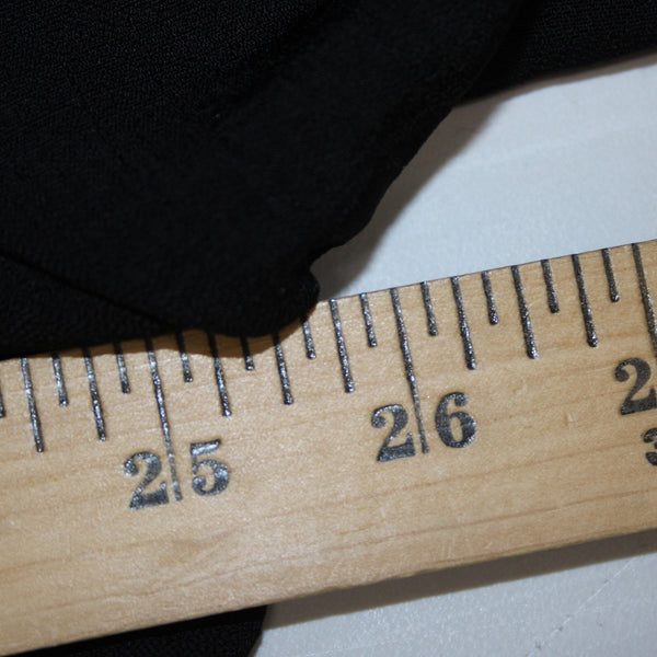 Joseph Ribkoff Dress Sz 20 Black Tiered Skirt 3/4 Sleeve Lined Poly Boho Dress