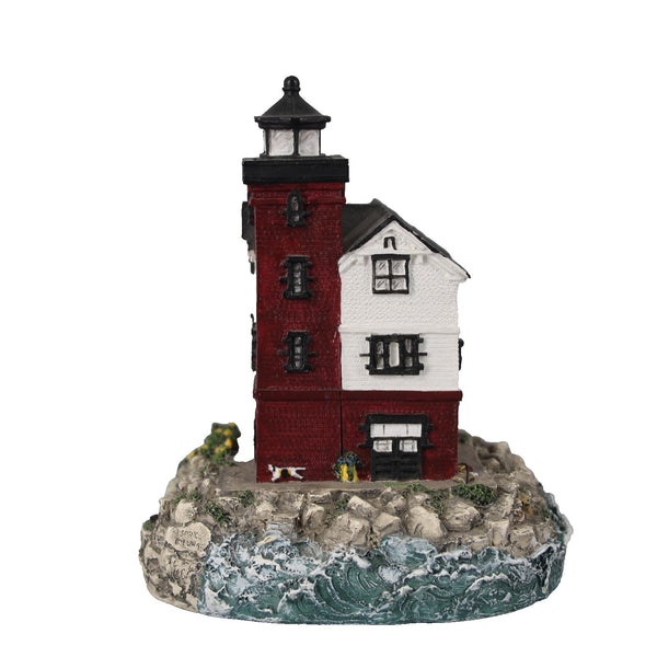 Cheryl Spencer Collin Lighthouse Round Island St Ignace MI Lighthouse