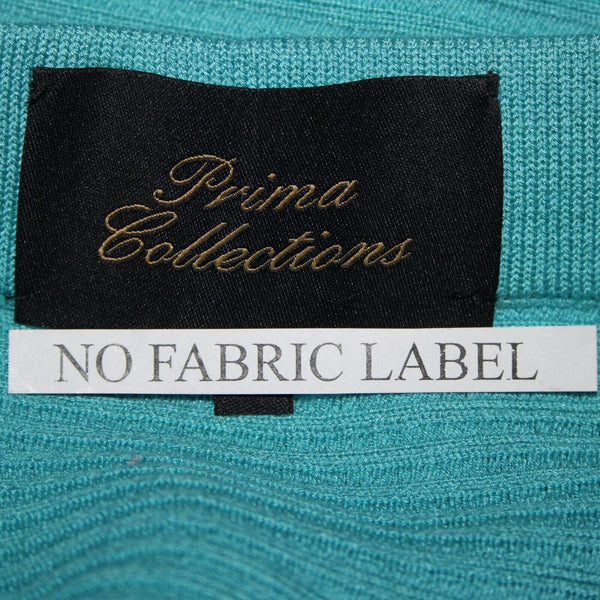 Prima Collections Sz S Aqua Blue Tiered Front Gypsy Knit Elastic Waist Skirt