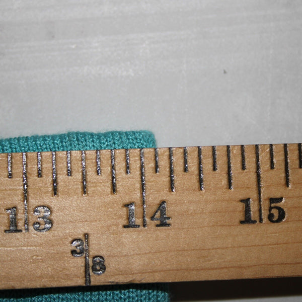 Prima Collections Sz S Aqua Blue Tiered Front Gypsy Knit Elastic Waist Skirt