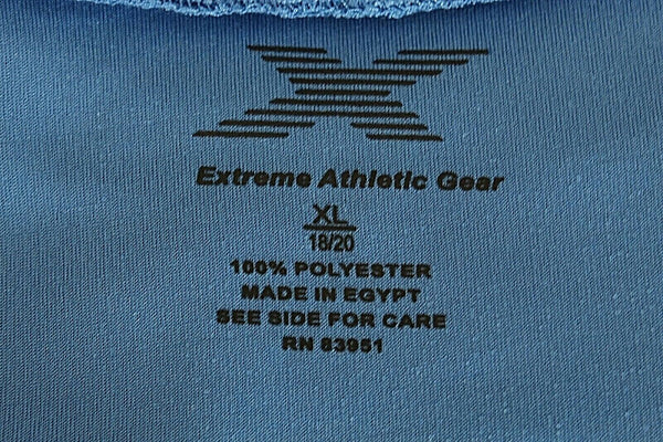 Extreme Athletic Gear NEW $16 Sz 18/20 Boys Blue White 100% Poly Knit Shirt