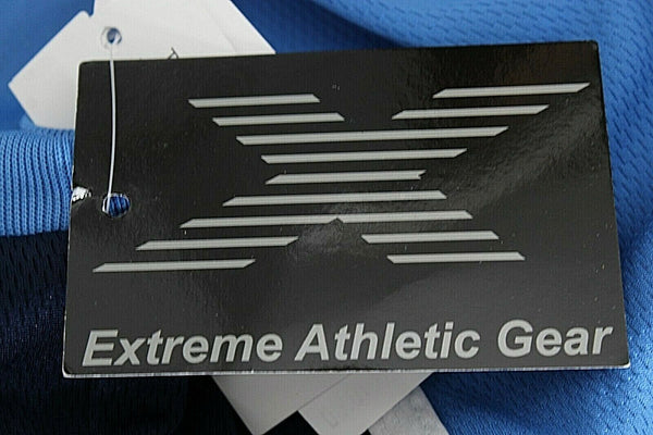 Extreme Athletic Gear NEW $16 Sz 18/20 Boys Blue White 100% Poly Knit Shirt