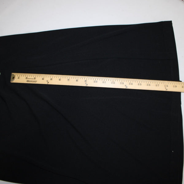 Joseph Ribkoff Sz 4? Black White Buttons Slit Zip Closure No Fabric Label Dress