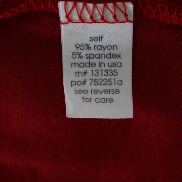 Socialite NEW Sz S Red Choker Neck Knot Rayon Spandex Top