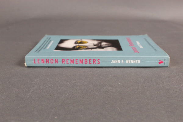 Verso Jann S. Wenner Lennon Remembers Soft Cover Book