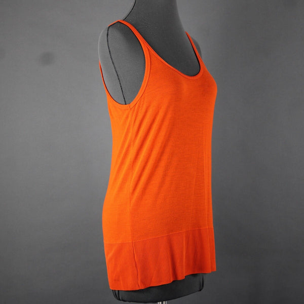 Rag & Bone Sz SP Orange Ribbed Slip Sides 100% Lyocell Silky Tank Top