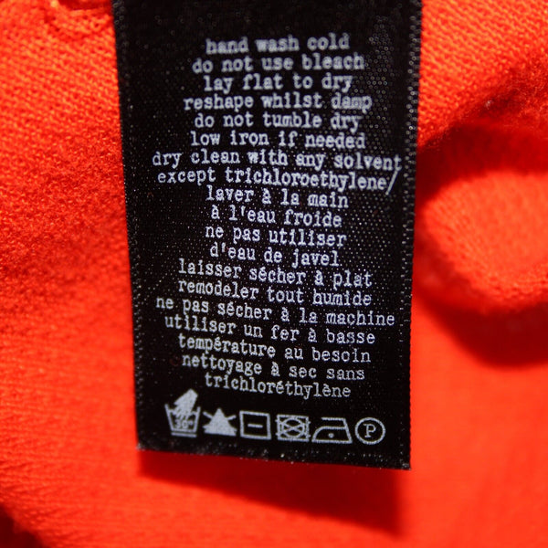 Rag & Bone Sz SP Orange Ribbed Slip Sides 100% Lyocell Silky Tank Top