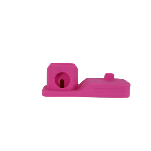 Xo Poppy Device Stand Pink 3 In 1 Silicone Desktop Charging Station Device Stand