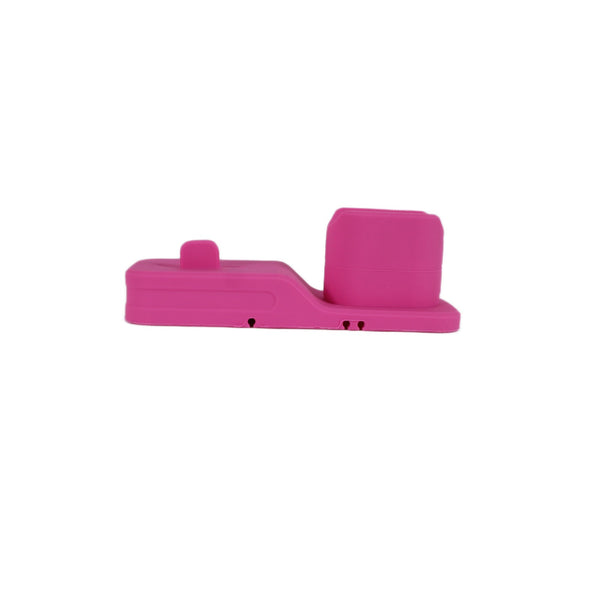 Xo Poppy Device Stand Pink 3 In 1 Silicone Desktop Charging Station Device Stand