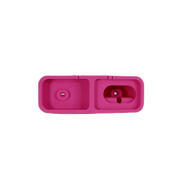 Xo Poppy Device Stand Pink 3 In 1 Silicone Desktop Charging Station Device Stand
