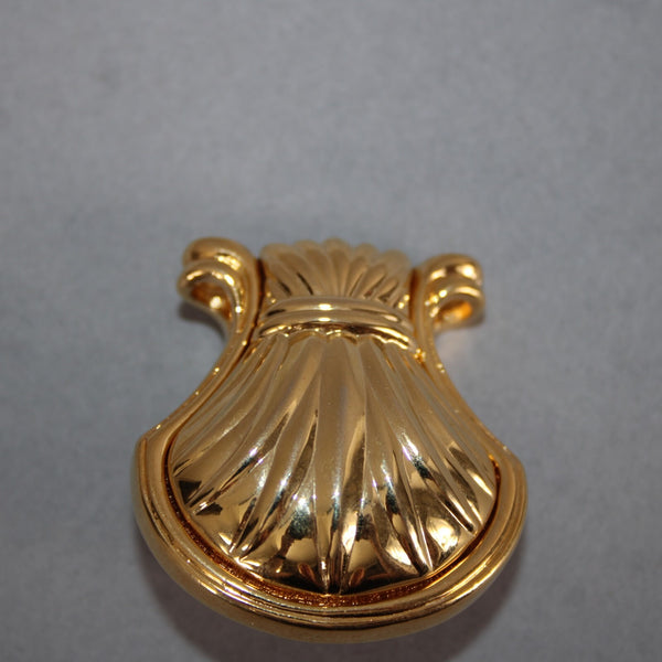 Nolan Miller Goldtone Cubic Zirconia Faux Pearl 1.5"  Slide Statement Pendant