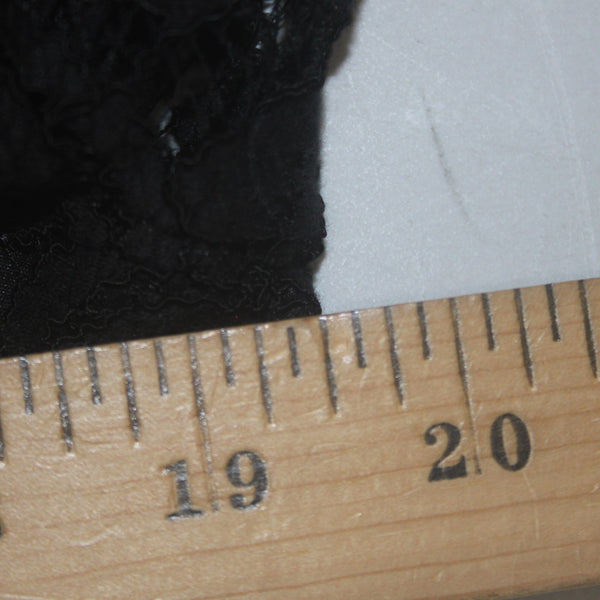 Chicos Dress NEW $159 Sz 2 Black Lined Cold Shoulder Lace Detail Rayon Poly