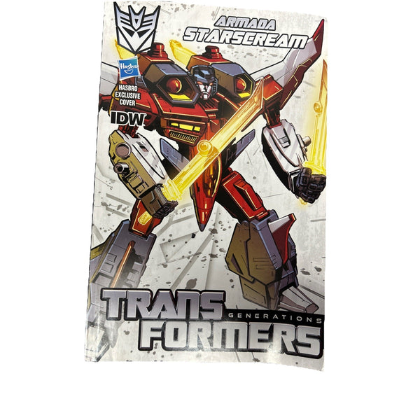 IDW Transformers Generations Comic Book ARMADA STARSCREAM Hasbro Comic Book
