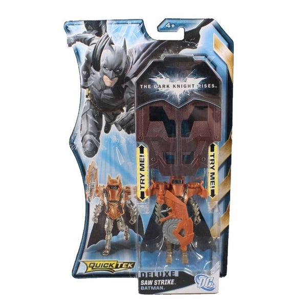 Mattel NEW DC The Dark Knight Rises Deluxe Saw Strike Batman Action Figure