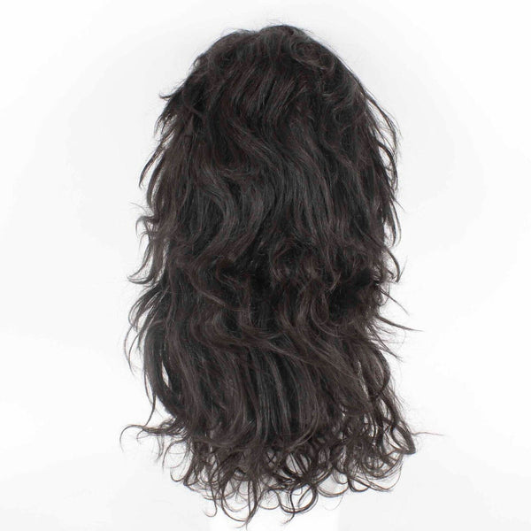California Costume Collections NEW Dark Brown Long Curly Cover Model Wig
