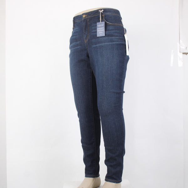 Caslon Jeans NEW $89 Sz 18W x 32 Blue Denim Medium Wash Skinny Cotton Jeans