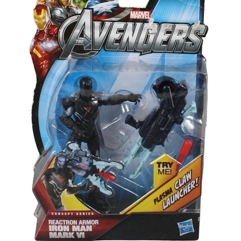 Hasbro Avengers Reactron Armor Iron Man Mark VI Claw Launcher Figure