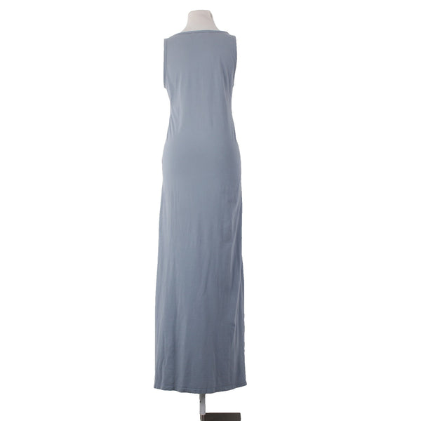Rebecca Beeson Dress Sz 2 Blue Sleeveless Round Neck 100% Cotton Dress
