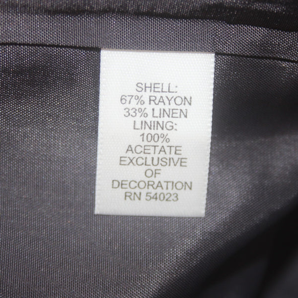 Banana Republic Dress NEW $140 Sz 8 Gray Pink Multi Colored Rayon Linen Dress