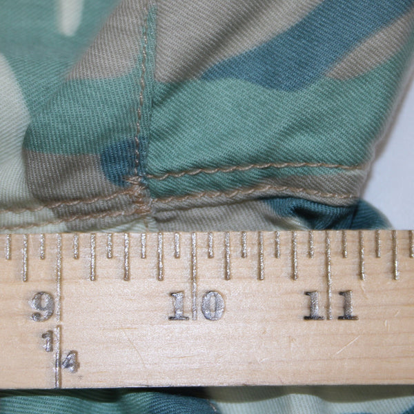 Mother Shorts NEW $168 Sz 27 x 4 Blue Green Camo The Shaker Crop Cotton Shorts