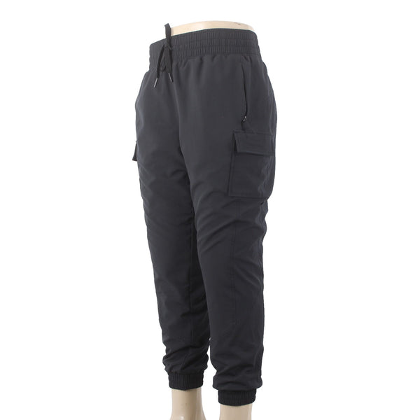 Avalanche AW Pant Sz XL x 29 Black Cargo Pockets Elastic Waist Poly Spandex Pant
