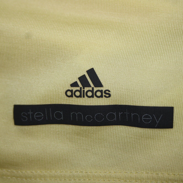 Adidas Stella McCartney Sz 36 Yellow Adjustable Back Lyocell Polyester Top