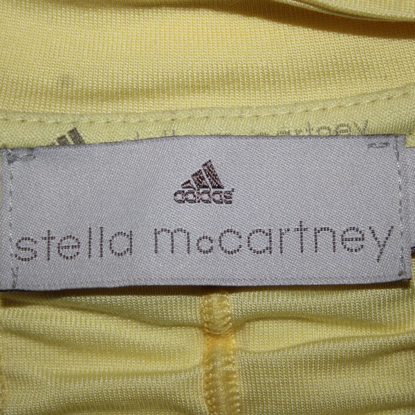 Adidas Stella McCartney Sz 36 Yellow Adjustable Back Lyocell Polyester Top
