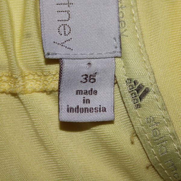 Adidas Stella McCartney Sz 36 Yellow Adjustable Back Lyocell Polyester Top